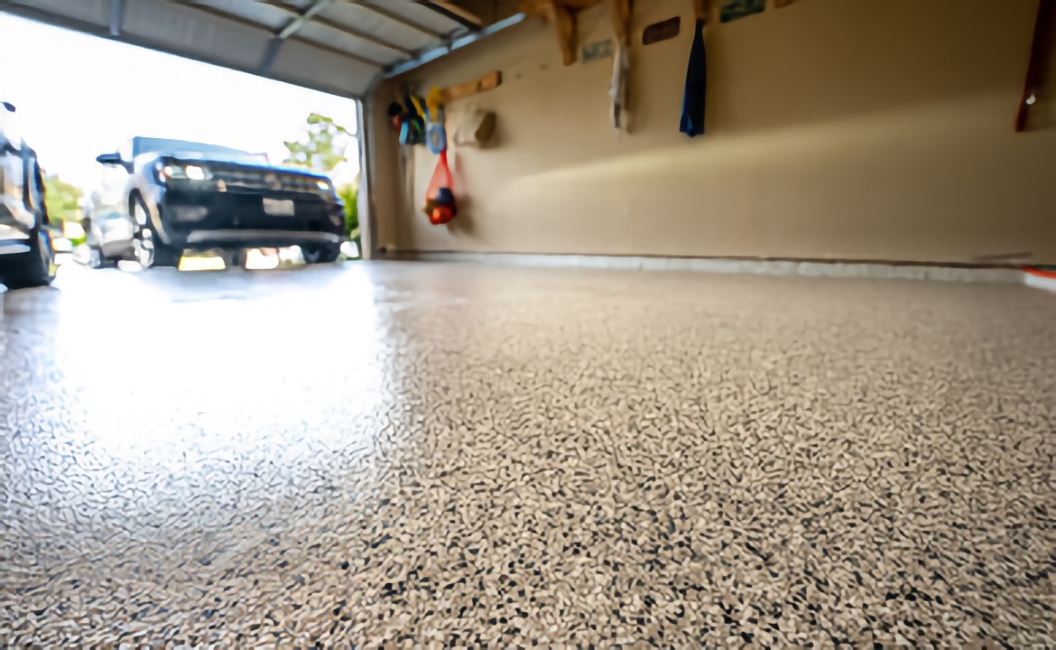 Epoxy Floor in a Garage